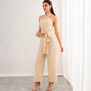 Women Sexy Straight Jumpsuit Trousers