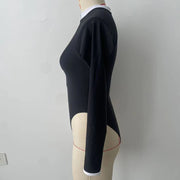 Gurrl Surfing Sport Long Sleeves Women One Piece Swimsuit