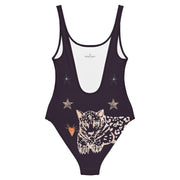 Petra One Piece Swimsuit in Black Jaguar