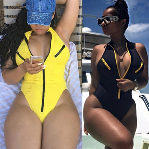 2019 Summer Sexy One Piece Swimsuit Monokini Women Bikini Bathing Suit